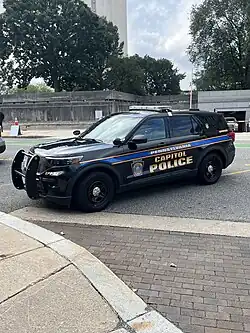 The current patrol vehicle used by the PA State Capitol Police.