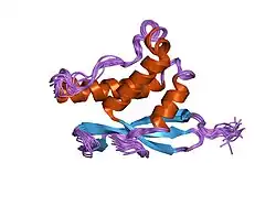 1gd5: SOLUTION STRUCTURE OF THE PX DOMAIN FROM HUMAN P47PHOX NADPH OXIDASE