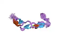 1hj7: NMR STUDY OF A PAIR OF LDL RECEPTOR CA2+ BINDING EPIDERMAL GROWTH FACTOR-LIKE DOMAINS, 20 STRUCTURES