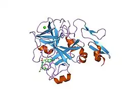 1nfx: CRYSTAL STRUCTURE OF HUMAN COAGULATION FACTOR XA COMPLEXED WITH RPR208944