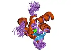 1smg: CALCIUM-BOUND E41A MUTANT OF THE N-DOMAIN OF CHICKEN TROPONIN C, NMR, 40 STRUCTURES