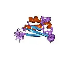 1vig: NMR STUDY OF VIGILIN, REPEAT 6, 40 STRUCTURES