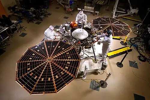 InSight being built