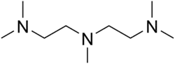Skeletal formula of PMDTA