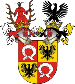 Coat of arms of Counts Gorzeński family