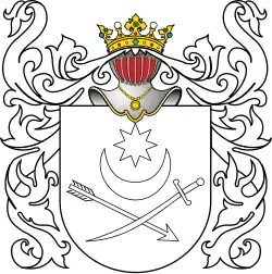 Lesieniewicz – variation from an ennoblement in 1739, mentioned in Małorossijskim Gierbovniku.