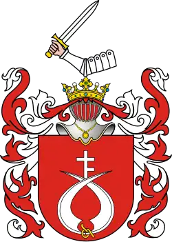 Episcopal coat of arms of Archbishop Andrzej Olszowski,