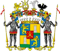 Coat of arms of Counts Zamoyski
