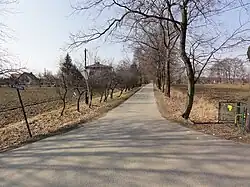 Main street of the hamlet