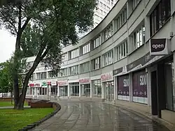 Residential building on the eastern side