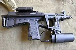 PP-2000 with Zenit-4TK laser sight and tactical light.