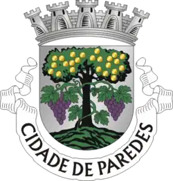 Coat of arms of the city of Paredes