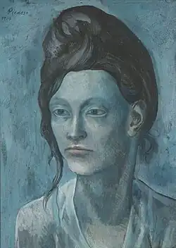 1904, Woman with a Helmet of Hair, gouache on tan wood pulp board, 42.7 x 31.3&nbsp;cm, Art Institute of Chicago
