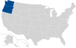 Location of teams in