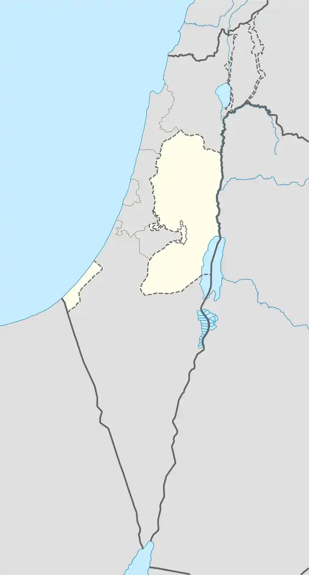 As Samu' is located in Palestine