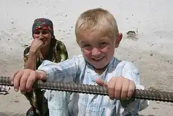 Pamiri child in Tajikistan