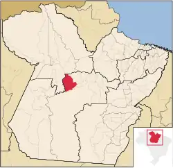 Location of Uruará from Pará