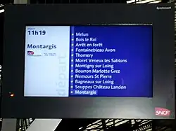 The halt is the third stop