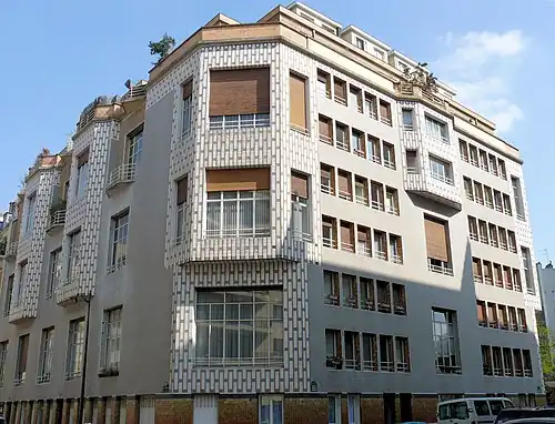 The Studio Building, Paris, an art deco apartment building by Henri Sauvage (1926)