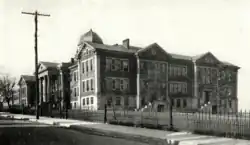 Paris City School and Paris Junior High School (c. 1923), the main building