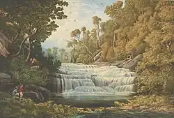 Scenic view of Parker's River Waterfall, Cape Otway