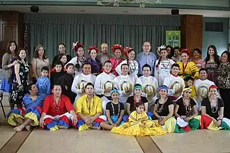 Image 2Group of dancers with typical costumes from Honduras. (from Culture of Honduras)