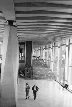 Internal courtyard, 1969