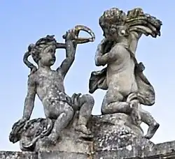 Towards the Fresh Pavilion: harvesting children. Summertime.