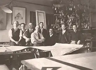 Photo of the Peabody and Stearns office in Boston