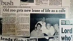 Pearl Coast Zoo-related paraphernalia in the café called Zookeepers Broome, Broome, Australia