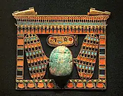 Scarab pectoral from inside the Anubis shrine[99]