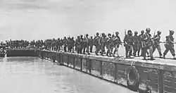 US Army 81st Infantry Division arrives at Peleliu Naval Base on October 20, 1944