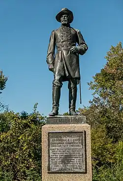 General John C. Pemberton (1917), Vicksburg National Military Park, Vicksburg, Mississippi.