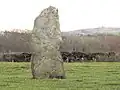 Pen Yr Orsedd, southern standing stone