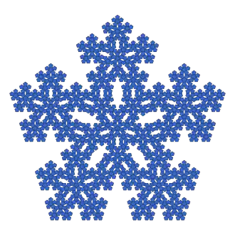 4th iteration, with center pentagons