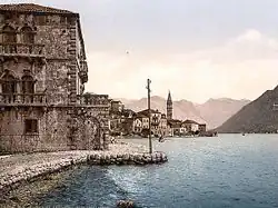 Perast, 1900 postcard