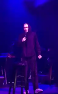 Pete Davidson on stage in 2018