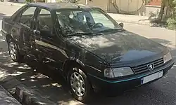 2004-2007 Peugeot 405 GLI, made by Iran Khodro.