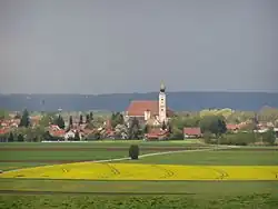 Pfaffenhausen seen from the south