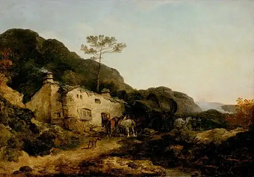 A Cottage in Patterdale, Westmoreland by Philip James de Loutherbourg