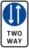 Two-way traffic (plate type)