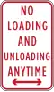 No loading and unloading anytime