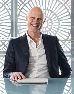 Phillip Mills at the Les Mills International, New Zealand.