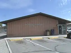 The Laveen Post Office located in the corner of 51st and Dobbins Aves. This is the located where the original Laveen Village post office was established in 1918.