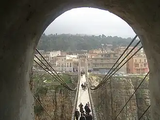 Picture taken from the top of the footbridge.