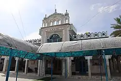 Photograph of a gurdwara located in Chugawan village, Moga district, Punjab, India, April 2023
