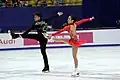 Side by side spins Sui Wenjing and Han Cong