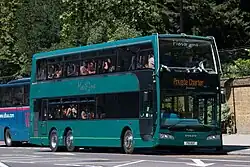 Mortons Travel's Olympus with the Volvo B9TL chassis