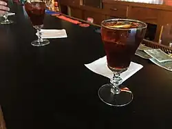 Picon Punch served in the traditional glassware