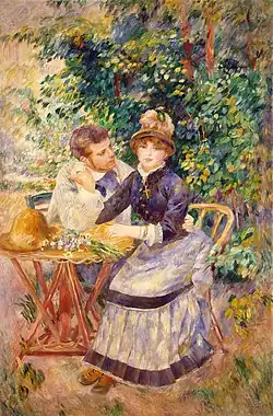 Pierre-Auguste Renoir, In The Garden 1885, Hermitage Museum, St. Petersburg
